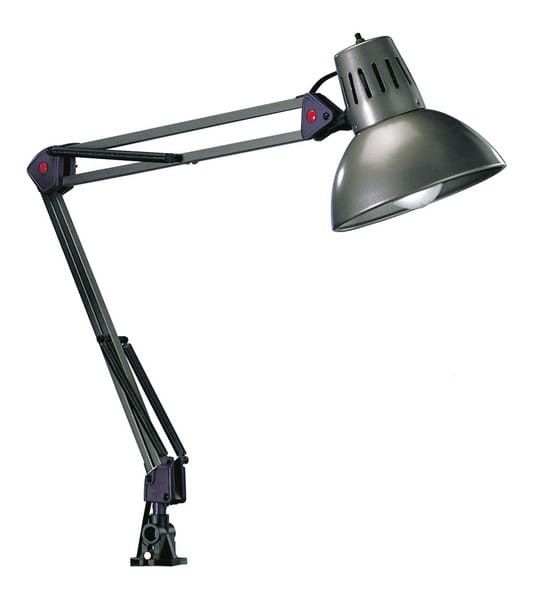 Lampka biurkowa Trio Tajo szara 1 x E27 x 40W IP20 wym: 73.5 x 16.8 x 51 cm metal - 1 szt.