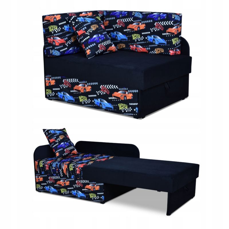 Narożnik dziecięcy rozkładany z pojemnikiem Family Meble Bambino 1szt