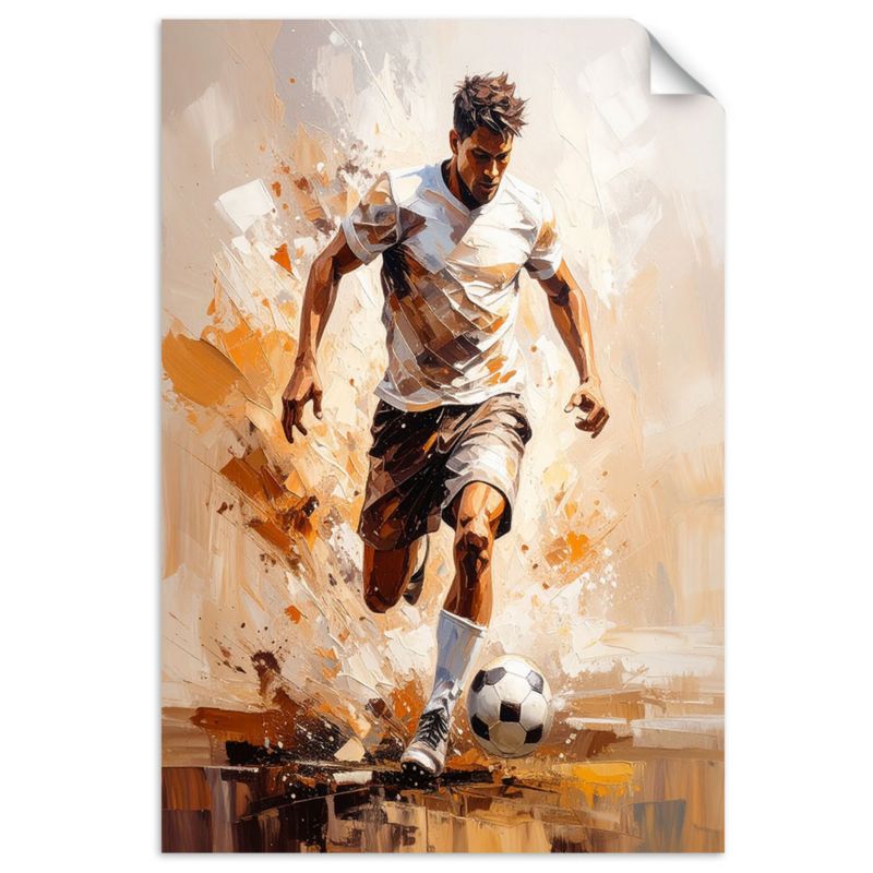 Naklejka na ścianę Feeby Piłkarz 90x130cm 1szt