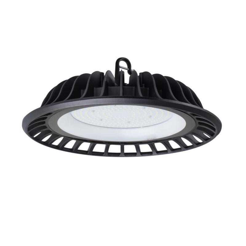 Lampa High Bay przemysłowa Ufo Miledo Hibo Led czarna LED 150W 4000K 15000lm hermetyczna IP65 wym: 14,3 x 35 x 35 cm - 1 szt.