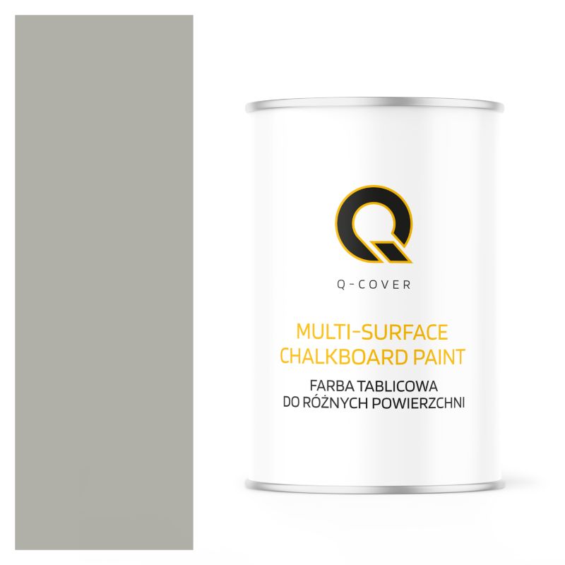 Farba Tablicowa Do Ścian Pisania Kredą Q-Cover Kolor Szary agatowy RAL7038 Mat 1L