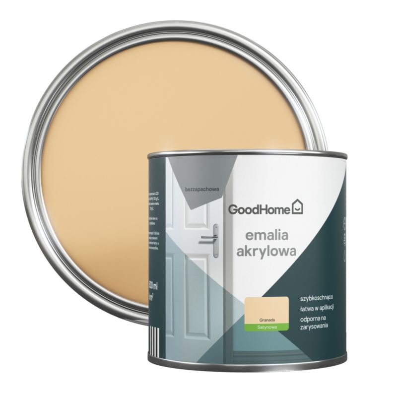 Emalia akrylowa plamoodporna GoodHome granada 0,5 l