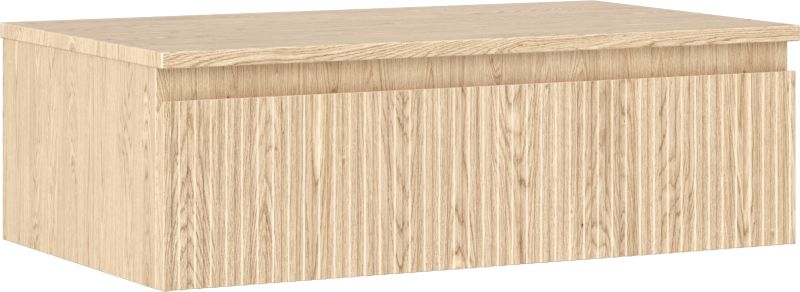 Szafka podumywalkowa Mexen Rivel dąb ryflowana 80 cm z 1 szufladą 1 szt.