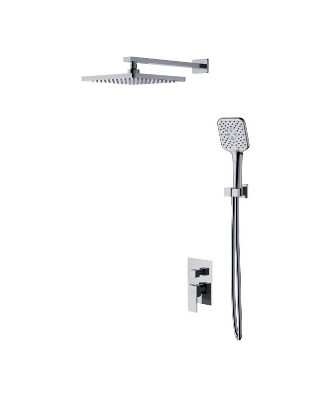 Zestaw podtynkowy prysznicowy Cersanit Bari chrom