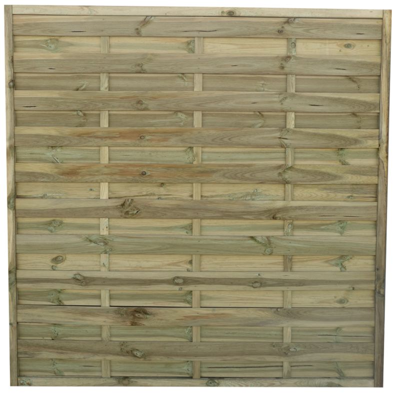 Płot lamelowy prosty Roma 180x180 cm 1szt.