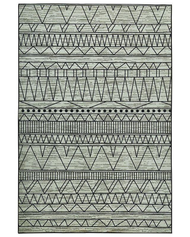 Dywan 160 x 230 cm czarno-szary Keban 1 szt.