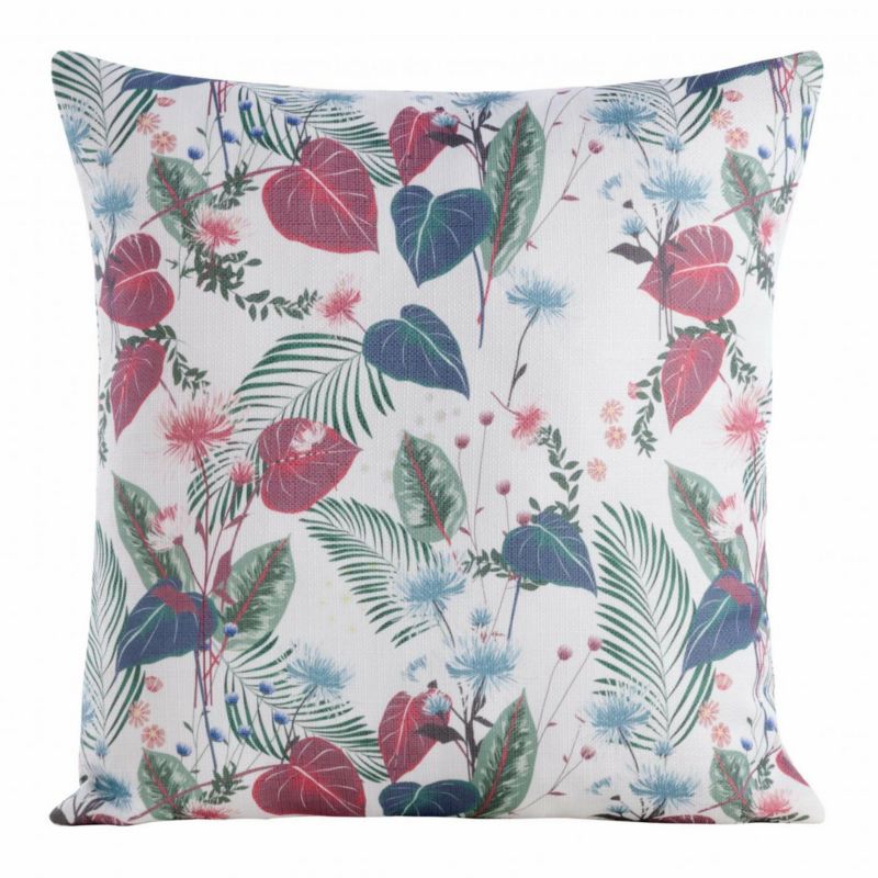 Poszewka Flore/13 Eurofirany dekoracyjna na poduszkę 45x45 cm Ecru 1 szt.