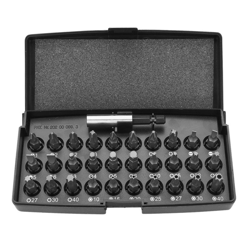 Końcówki wkrętakowe NEO TOOLS z uchwytem, zestaw 31szt 1 kpl