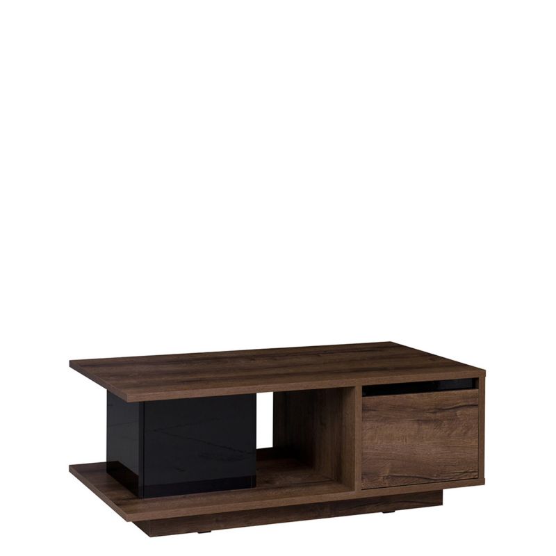 Stolik kawowy MIRJAN 24 Denver 5 dąb monastery + czarny połysk 1 szt.