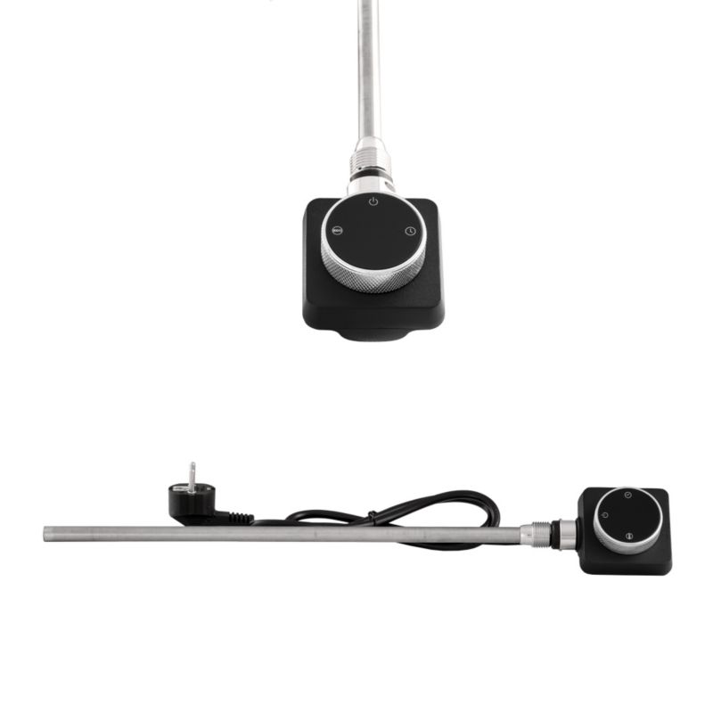 Grzałka Elektryczna do Grzejnika Łazienkowego Granitan Spin 600W Czarna 1szt.