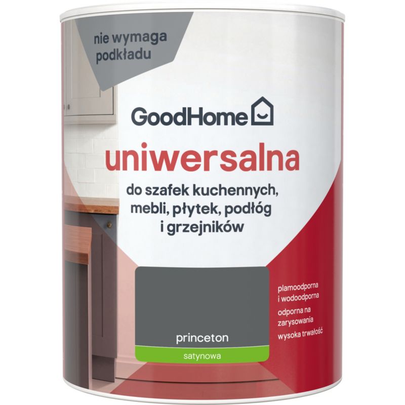 Farba uniwersalna GoodHome Reno princeton satyna 0,75 l