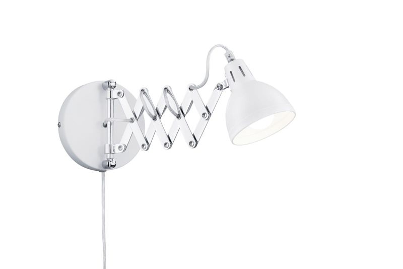 Kinkiet ścienny RL Scissor biały chromowany 1 x E14 x 28W IP20 wym: 15 x 15 x 15 cm - 1 szt.