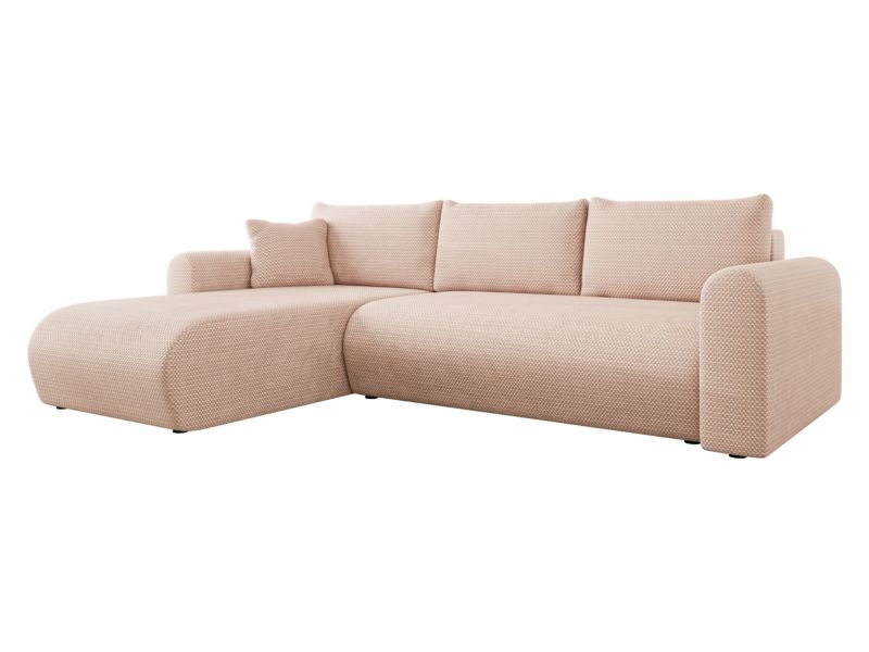 Narożnik z funkcją spania MIRJAN 24 Eliwo z funkcją spania różowy 1 szt.