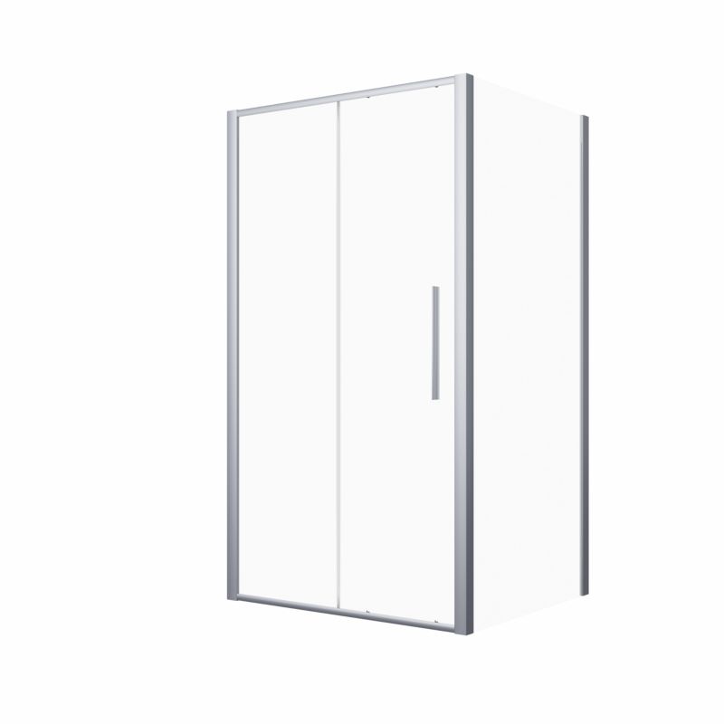 Kabina prysznicowa SEVANTE 100x100 prostokątna przesuwna PYRUS chrom 1 szt.