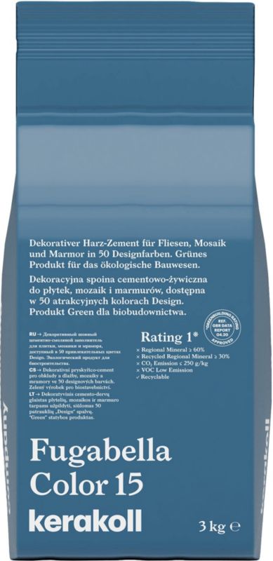 Fuga Kerakoll Fugabella Color 15 3 kg