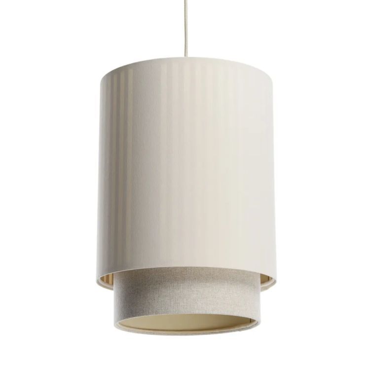 Lampa Bps Koncept wisząca DUO LAMI LINE 25 kremowa 1 szt