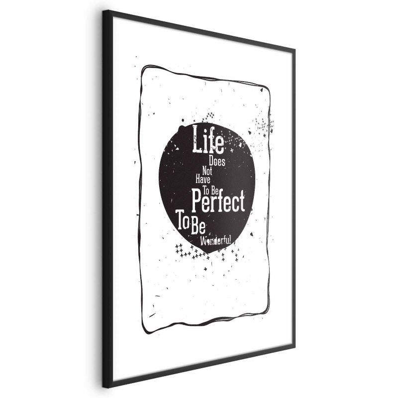 Plakat Artgeist Life 40x60 cm z ramą czarną 1 szt