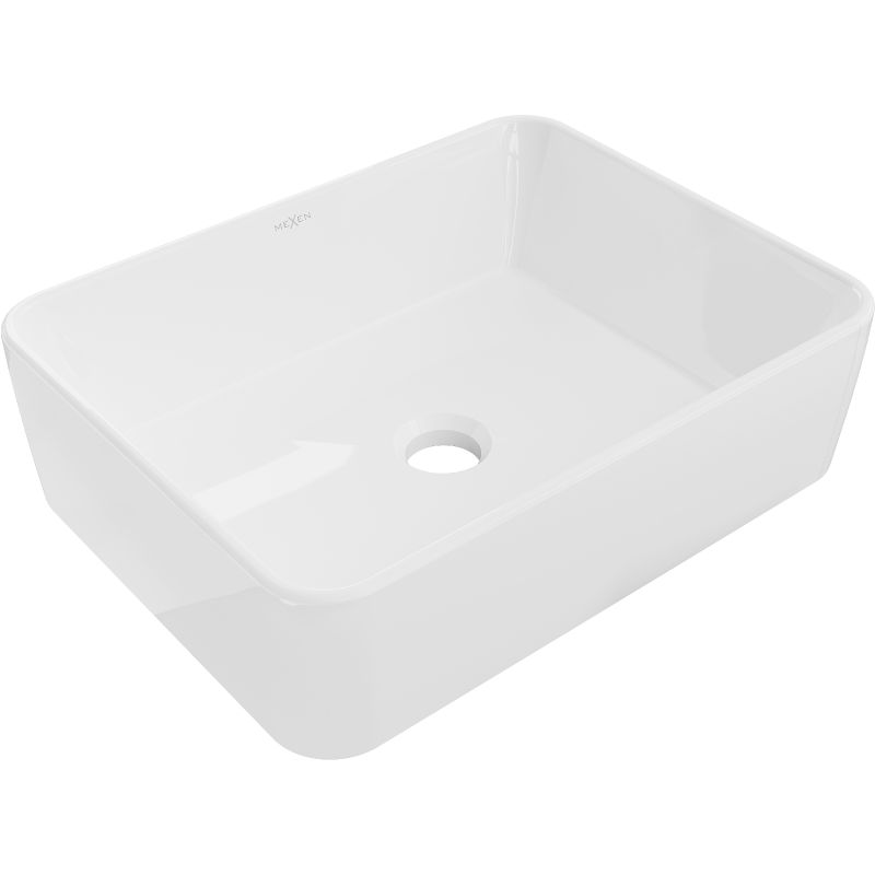 Umywalka nablatowa Mexen Catia biała 48x37 cm 1 szt.