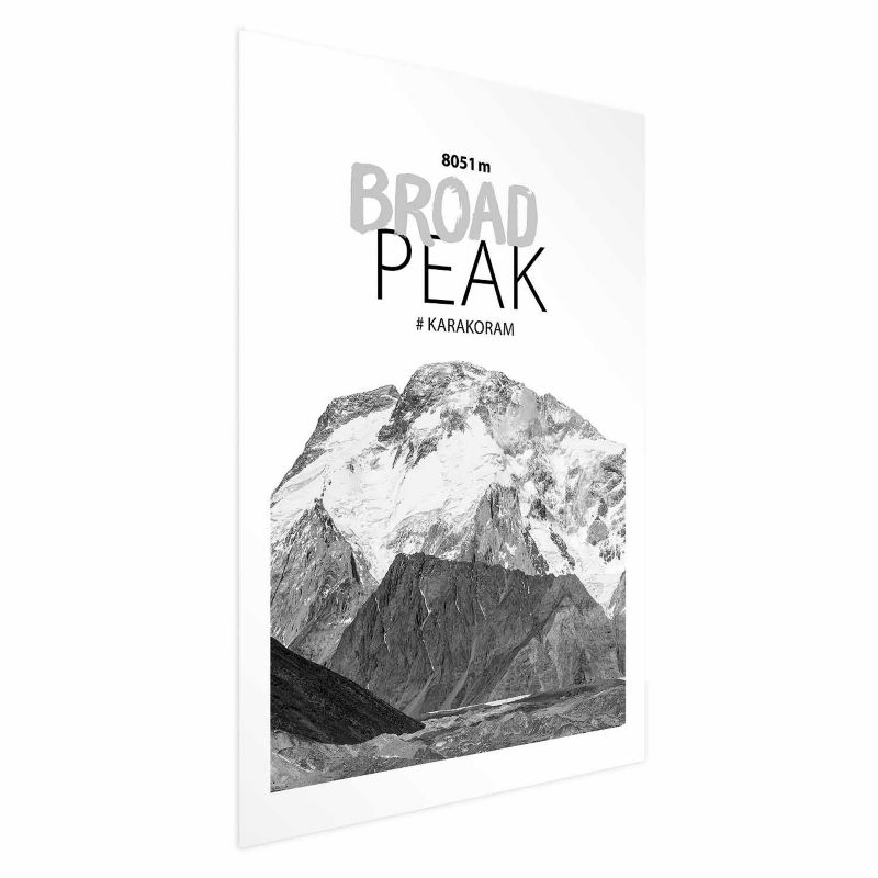 Plakat Artgeist Broad Peak 21x30 cm bez ramy 1 szt