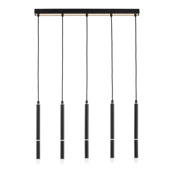 Lampa wisząca Alfa Derany czarno-złota nowoczesna 5xG9 x 10W 1 szt.