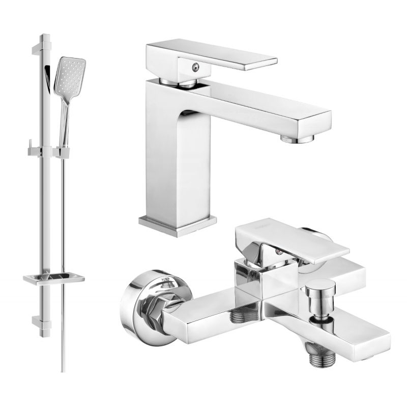 Zestaw wannowy Mexen Uno chrom 71403DQ62-00 1 szt.