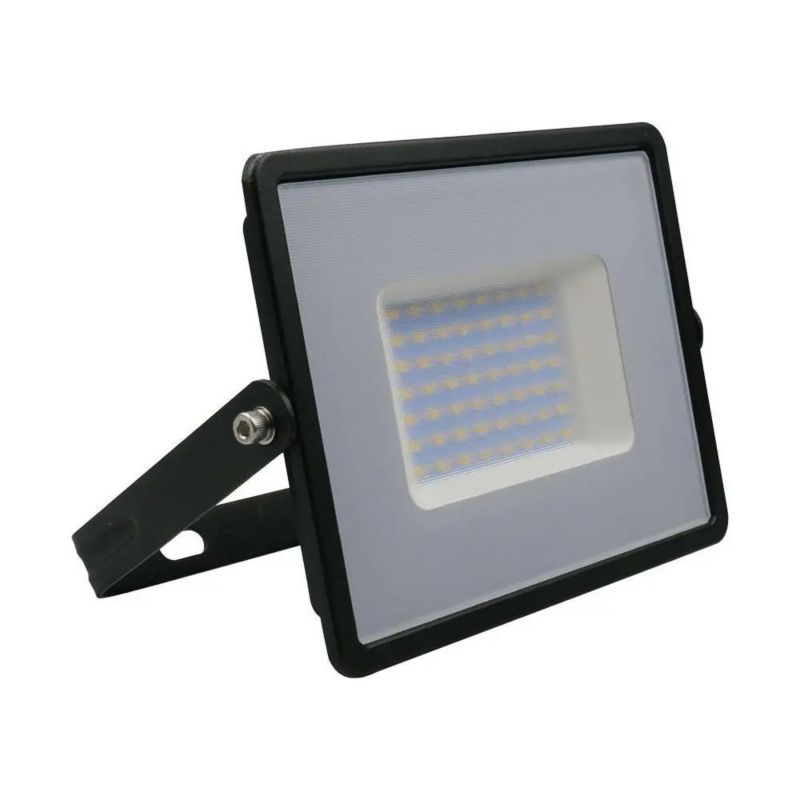 Naświetlacz LED V-TAC czarny LED 50W 6500K 4300lm IP65 wym: 16,7 x 19,8 x 2,8 cm aluminium - 1 szt.