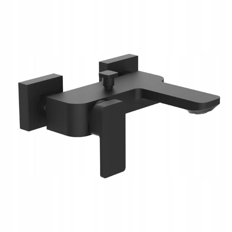 Bateria wannowo-prysznicowa Durasan Montana czarny mat ścienna 1-uchwytowa 1 szt.