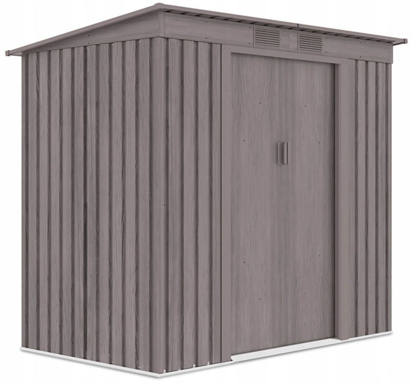 Domek Ogrodowy Narzędziowy na Narzędzia Szopa OREGON 201x121x176cm Metalowy 1 szt