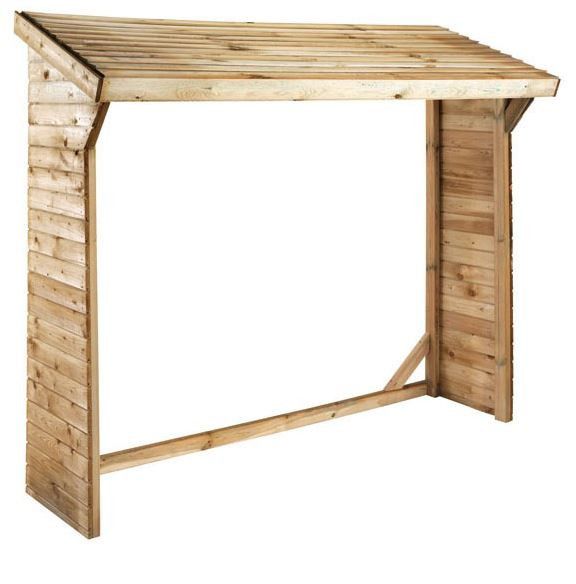 Drewutnia ALTANKA 1,55 m3 - 2x0,50 m - H.1,85 m, drewniana, impregnowana, 1szt.