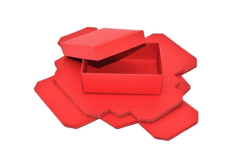 Pudełka ozdobne Neopak rozmiar S, 140x100x47mm Czerwone, 10 szt.