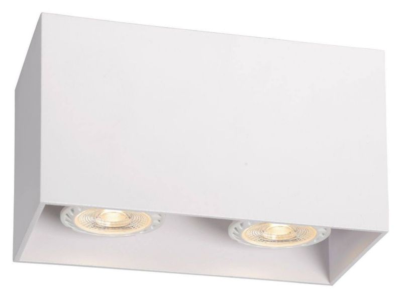 Reflektor sufitowy Lucide Bodi biały 2 x GU10 x 50W IP20 wym: 16,5 x 8,25 cm - 1 szt.