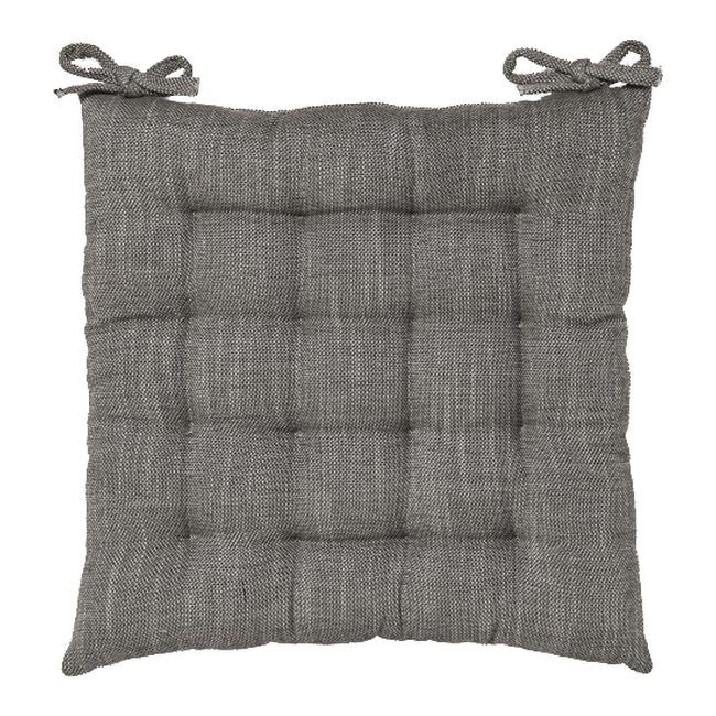 Siedzisko GoodHome Tiga 45 x 45 cm grafitowe