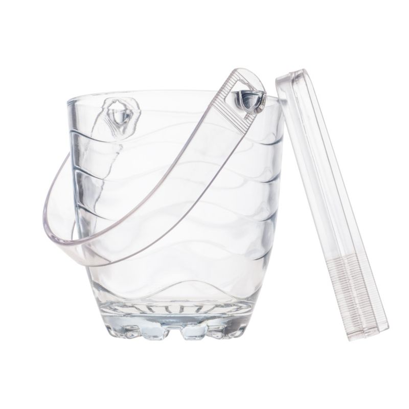 Wiaderko Do Lodu KADAX Z Szczypcami Szklane 1szt.