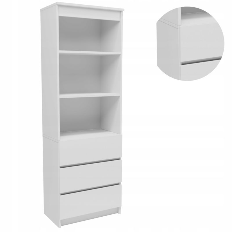 Regał Matkam R603SZ2PBIA stojący biały 1 szt.