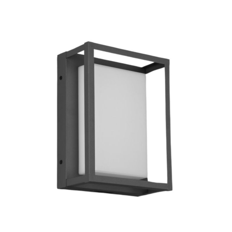 Kinkiet ścienny zewnętrzny Trio Witham antracyt LED 10W 2600K-6000K 1100lm IP54 wym: 24 x 18 x 10 cm metal - 1 szt.