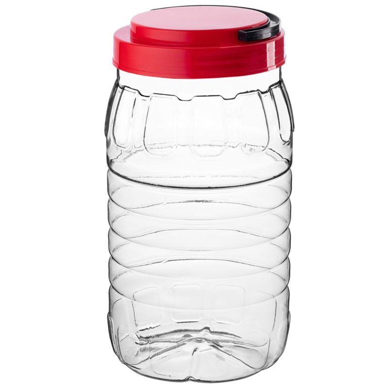 Słój uniwersalny KADAX PET z pokrywką 3L 4szt.