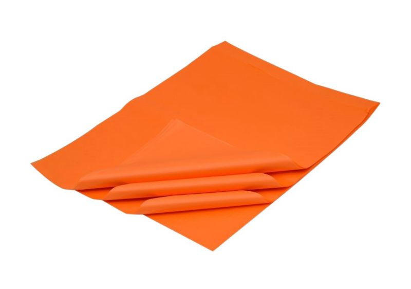 Bibuła Gładka Neopak Ozdobna 38x50cm Orange Bibułka 500 szt.