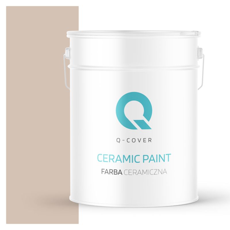 Farba Ceramiczna Do Ścian i Sufitów Q-Cover Jasny orzechowy H4952 Głęboki Mat 10L