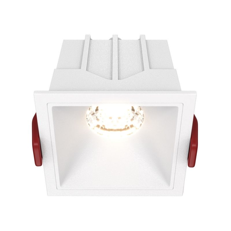 Plafon sufitowy nowoczesny Maytoni Alfa Led biały LED 10W 3000K 500lm podtynkowy IP20 wym: 5.2 x 6.5 cm aluminium - 1 szt.