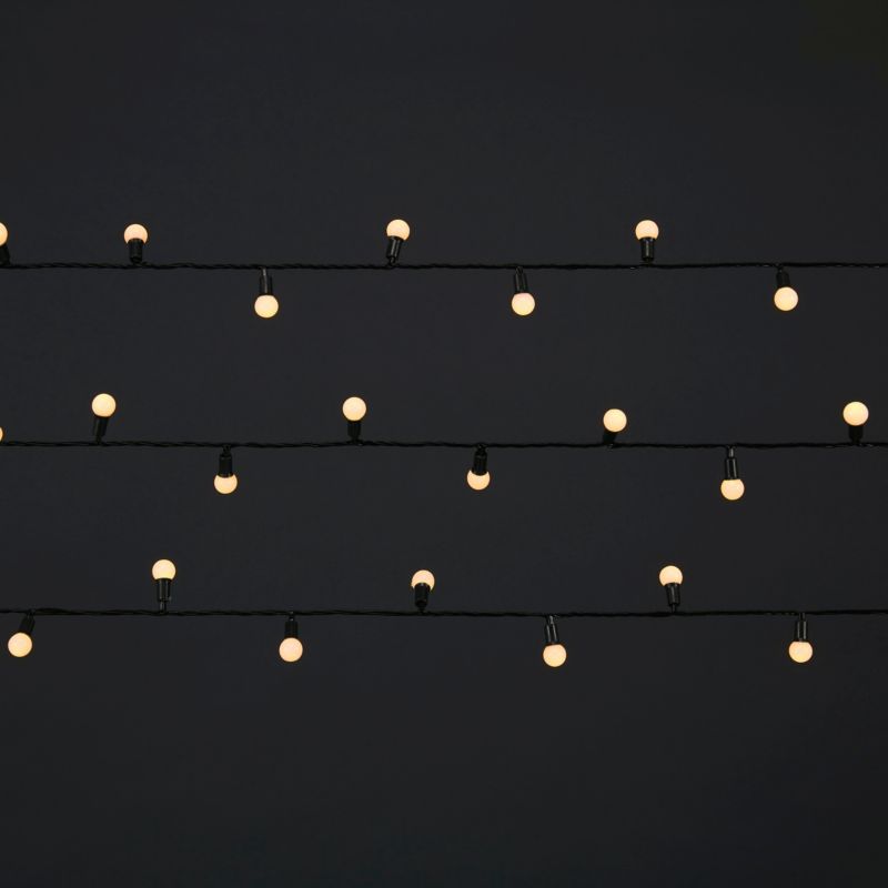 Lampki zewnętrzne kulki 120 LED barwa ciepła