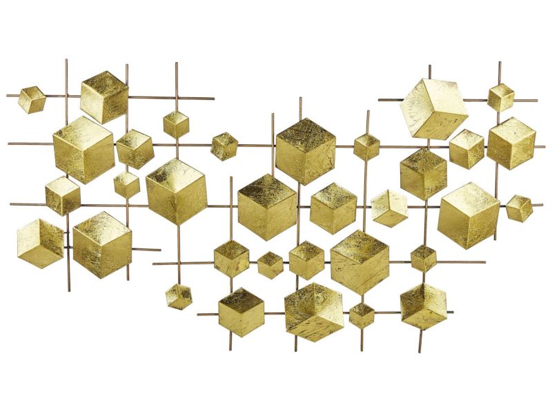 Dekoracja ścienna Flerovium Metal 45 cm Złoty 1 szt.