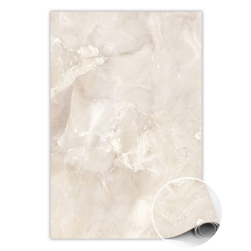 Dywan Tulup Winylowy z Nadrukiem 60x90 cm Marmurowy wzór Uniwersalny z Modnym Wzorem 1 szt.