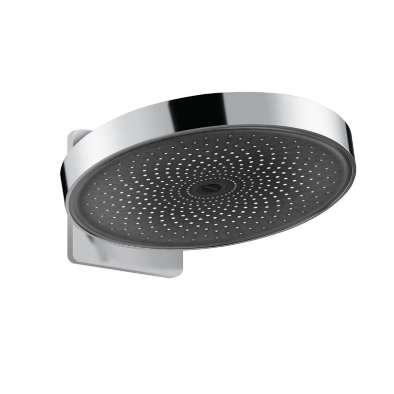 Deszczownica okrągła Oltens Vann chrom 26x26 cm z systemem EcoStream 1 szt.