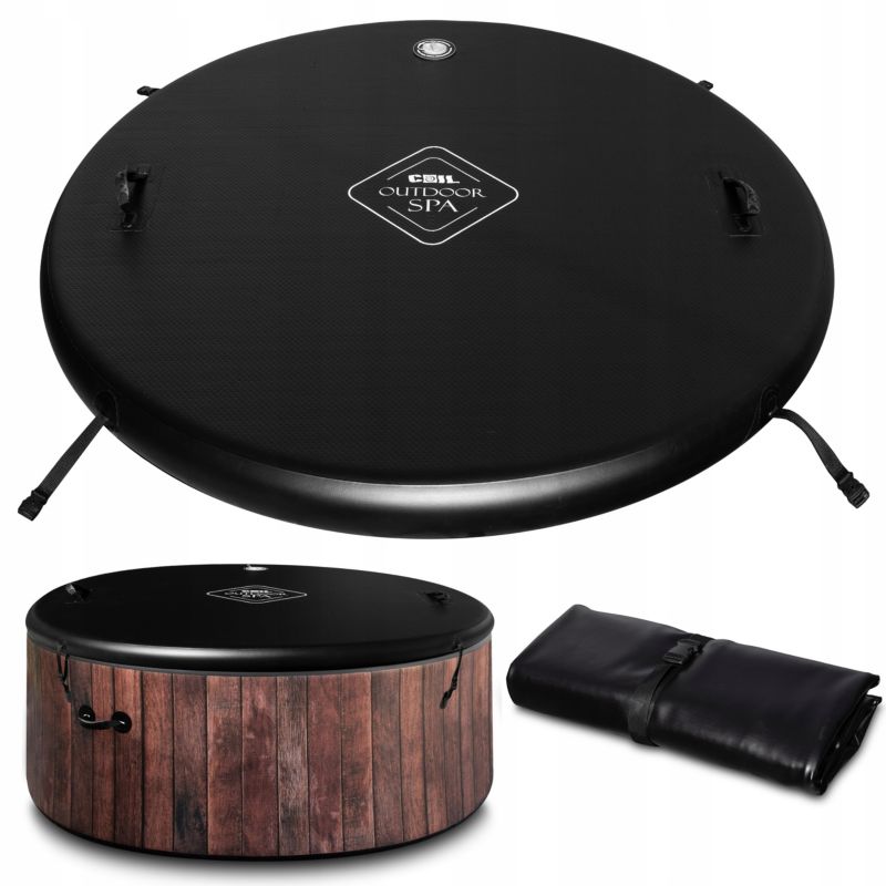 Pokrywa termiczna do wanny ogrodowej Coil SPA dmuchane z zapięciem uchwyt 1szt