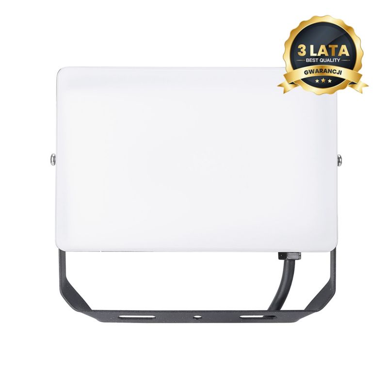 Naświetlacz LED Eko-Light biało-czarny LED 50W 5000K 5000lm IP65 wym: 11,8 x 18 x 3,5 cm aluminium - 1 szt.