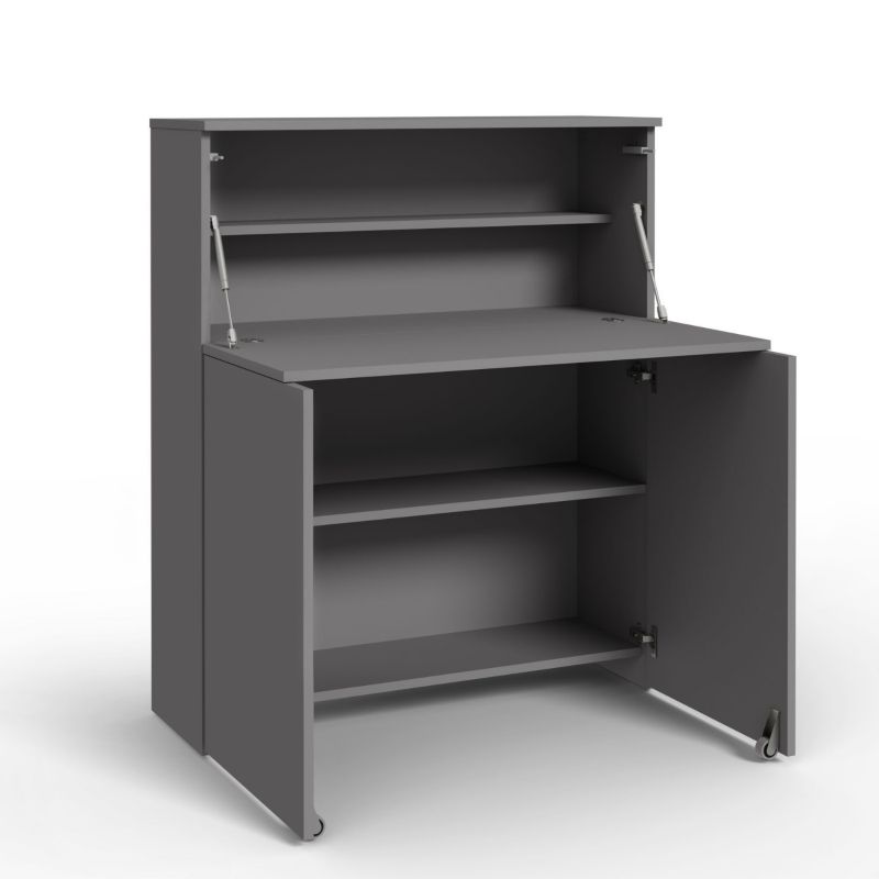 Biurko rozkładane VERTO - kolor szary 1 szt.