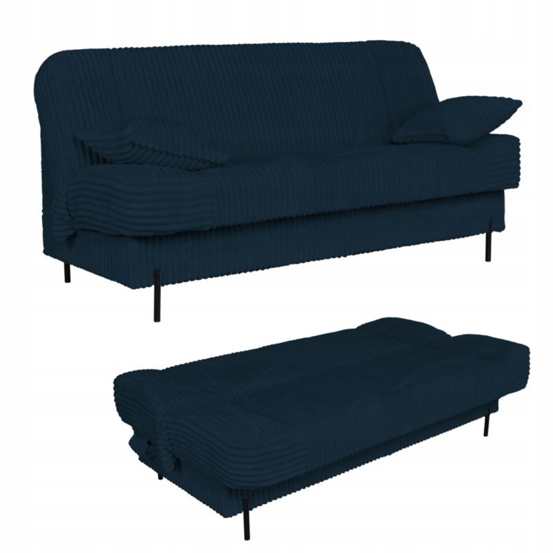 Kanapa do salonu rozkładana Family Meble Sara niebieska 1szt