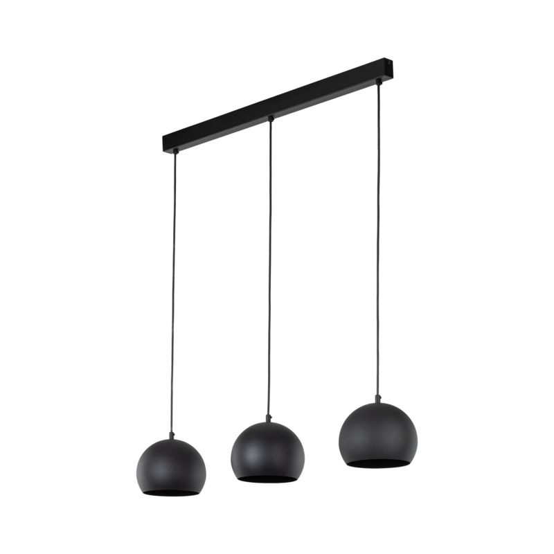 Lampa wisząca TK-Lighting Zoe Black 3 S - 1szt.