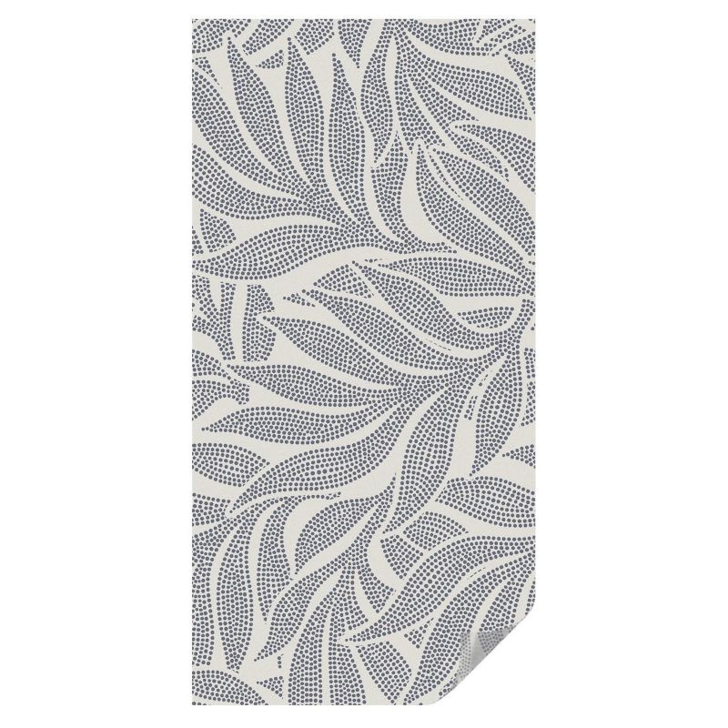 Naklejka Witrażowa Tulup 50x100 cm Folia na Szkło Elegancki wzór z liści w kropki 1 rol.