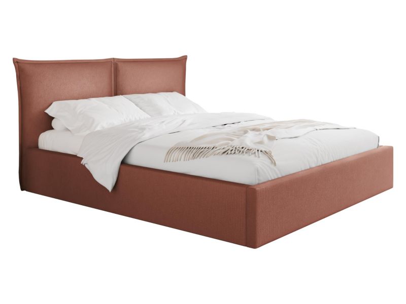 Łóżko tapicerowane MIRJAN 24 Pirkun 180x200 łososiowy 1 szt.